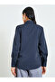 Navy Pinstripe Long-Sleeve Shirt - 5