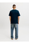 Navy Blue Jjbuster Graphic Print Crew Neck T-Shirt - 3