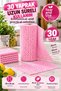 Pink 30 Sheets Roll Cleaning Cloth 25X29 cm Multi-Purpose Kitchen Cleaning Cloth - 2