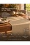 Beige Runner Bohemian Tablecloth 100% Linen Decorative Wedding Party Promise Engagement Decoration Hotel