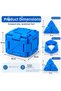 Fidget Cube Puzzle Transformable Infinite Cube Stress Toy Intelligence and Skill Game 10X10X10 cm - 5