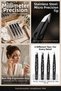 Professional Eyebrow Tweezers Set of 4 Stainless Steel Ingrown Eyelash Nose Hair Removal Tweezers Hair Removal Set 723647 - 7