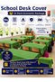 10-Piece School Desk Cover, Elastic, A-Quality Fabric, Stain-Resistant