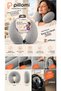 Travel Neck Pillow Washable Journey Pillow Airplane Bus Car Train Pillow Fiber Filled - 2