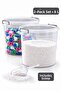 Set of 2 8-Liter Gray Detergent Storage Containers with Locking Lids – Powder and Capsule Detergent Box, with Shovel as a Gift - 7