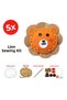 Sewing Kit with Lion Figure – Educational Sewing and Handicraft Kit for Children