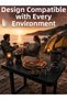 Multi-Purpose Folding Camping Table Durable Picnic Balcony Garden Table