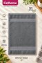 Çethome 30X50 Anthracite Color Luxury Kitchen Towel