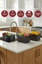 Lavin 3-piece medium-sized organizer set for kitchen, bathroom, and closet