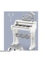 Kids Piano Set with Microphone Musical Toy Piano and Stool Set - 3