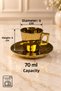 5-Piece Coffee Presentation Set: 70 ml Cup, 170 ml Glass, 40 ml Turkish Coffee Cup and Tray - 3
