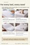 Liquid-Proof Quilted Fitted Full Edge Mattress Protector Mattress Cover Melange Gray - 6