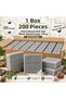 Internatural Oak Ash Herbal Soap 120 g - 200 Pieces (1 Box)