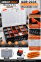 13 Compartment Mega Organizer Box with Transparent Lid, Screw and Dowel Hardware Organizer - 5