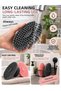 Double Sided Silicone Scalp Massage and Shampoo Brush Hair Body Care Brush - 5