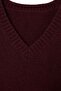 Bordo V Yaka Vücudu Saran Crop Triko Süveter TWOAW25SV00007 - 6