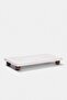 Ahşap Top Ayaklı Mermer Sunumluk 12cm x 24cm TPHAW27TBK00072