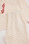 Ekru Kız Çocuk Bebe Yaka Müslin Pijama Takımı TKDAW27PT00023 - 3