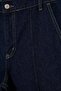 Koyu Mavi Paça Detaylı Yüksek Bel Wide Leg Jeans TWOAW27JE00230 - 2