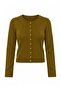 Wardrobe Essentials Yağ Yeşili Düğme Detaylı Pamuklu Basic Triko Hırka | TWOAW26HI00001