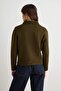 Haki Yumuşak Dokulu Baklava Detaylı Triko Kazak TWOAW27KZ00189 - 4