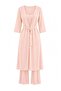 Powder 3-Piece Viscose Robe+Undershirt+Pants Knitted Pajama Set Thmaw27Pt00005