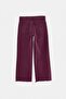 Bordo Kız Çocuk Düz Denim Pantolon TKDAW26PL00003 - 3