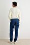 Lacivert %100 Pamuk Essential Fit Jeans Kot Pantolon TMNAW23JE00104 - 4