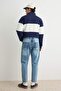 Açık Mavi Boyfriend Kot Pantolon Jeans TMNAW25JE00020 - 4