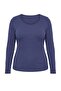 Indigo Camisole Crop Knitted Plus Size Blouse Tbbaw26Af00057