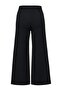 Black Trendyol Studio Ribbed Wide Leg Fabric Pants Twoaw27Pl00100 - 3