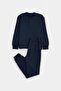 Navy Blue Boy's Pajama Set Tkdaw27Pt00039