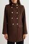 Brown Fitted Coat Twoaw27Kb00036 - 4
