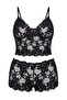 Black Lace Stretchy Sexy Cupless Plus Size Lingerie Set Tbbaw27Dg00005 - 5
