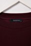 Black-Burgundy 2-Pack Oversize Cut Basic Thick/Fleece-Lined Knitted Sweatshirt Twoaw24Sw00102 - 5