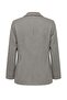 Brown Houndstooth Pattern Woven Oversized Blazer Jacket Tbbaw27Ag00015 - 3