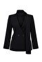 Trendyol Studio Şallı Siyah Blazer Ceket TWOAW27BC00051