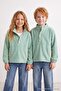 Mint Unisex Kids Plain Fleece Plush Knitted Sweatshirt Tkdaw26Sw00058
