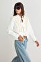 White Embroidered Woven Jacket Twoaw27Ce00050 - 3