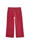 Burgundy Stretch Fabric Girls' Wide Leg Jean Trousers Tkdaw27Je00003 - 11