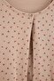 Koyu Bej 3'lü Pamuk Karışımlı Çiçekli Fitilli Örme Pijama Takımı THMAW27PT00017 - 3
