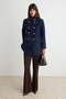 Navy Blue Fitted Coat Twoaw27Kb00036