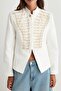 White Embroidered Woven Jacket Twoaw27Ce00050 - 4