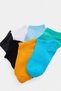 Multicolored Boys' 7-Piece Socks Tkdaw27Co00020 - 2