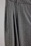 Antrasit Çizgili Pilili Wide Leg/Geniş Paça Kumaş Pantolon TWOAW27PL00061 - 6