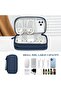 Miroddi Travel Cable Organizer,Double Layered Waterproof Electronics Storage Bag with Zipper - 4