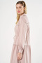 Powder Maxi Dress - Lace Detail - 4