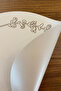 2 Pieces Decorative Leather American Service Placemat Round 38X38 Easy to Clean - 5