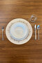 2 Pieces Decorative Leather American Service Placemat Round 38X38 Easy to Clean - 3