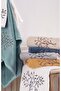 (Set of 6) Premium 3D Embroidered Bamboo Special Boxed 50X90Cm. Çeyizlik El Face Towel Set (70% Bamboo, 30% - 3
